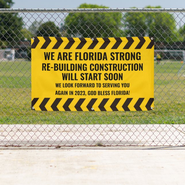Lona Personaliza Construcción Fuertes Somos Florida (In situ)