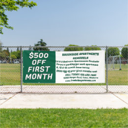 Lona Personaliza Departamentos Detallados para Alquilar