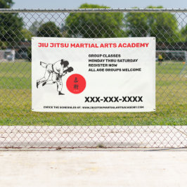 Lona Personaliza Escuela de Negocios de Artes Marciales
