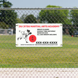 Lona Personaliza Escuela de Negocios de Artes Marciales