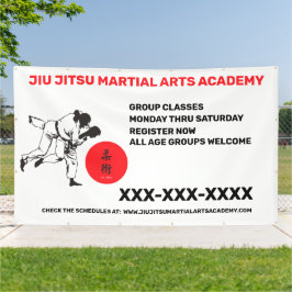 Lona Personaliza Escuela de Negocios de Artes Marciales