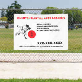 Lona Personaliza Escuela de Negocios de Artes Marciales