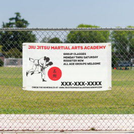 Lona Personaliza Escuela de Negocios de Artes Marciales
