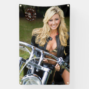 Lona Personaliza Logotipo de tienda de motocicletas Bik