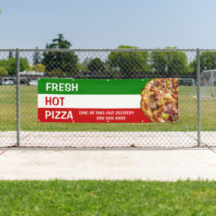 Lona Personaliza Pizzería Pizza Bandera Italiana Pic La