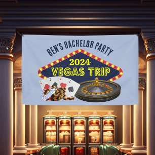 Lona Personalizable Bachelor Party Las Vegas Trip Casin