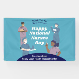 Lona Personalizable del Día Nacional de Enfermeras