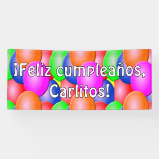 Lona ¡personalizable Feliz cumpleaños!