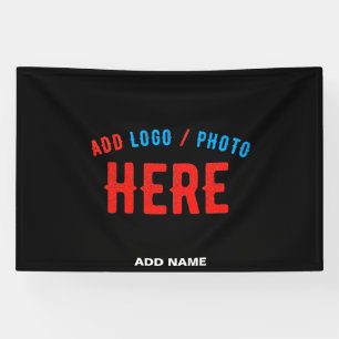 LONA PERSONALIZABLE MODERNO ESTILO NEGRO VERIFICADO MAR