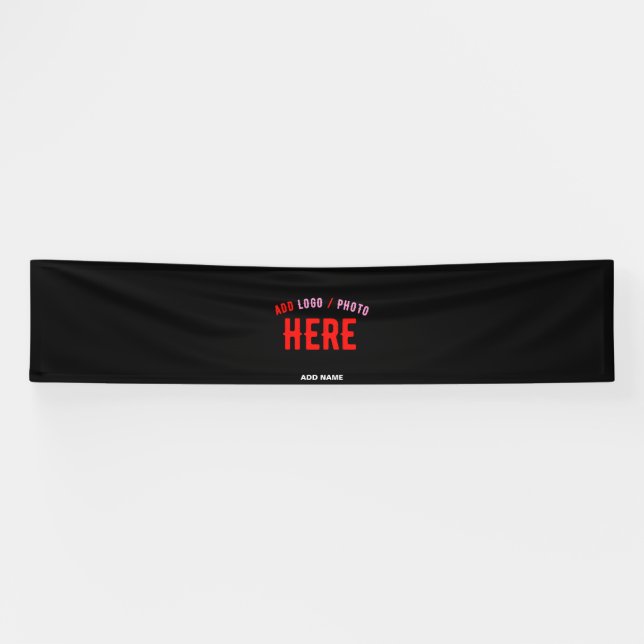 LONA PERSONALIZABLE MODERNO ESTILO NEGRO VERIFICADO MAR (Horizontal)