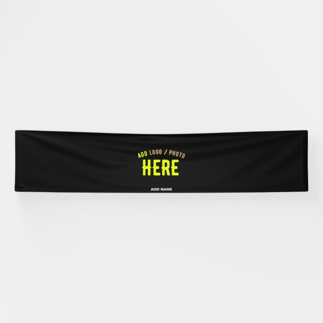 LONA PERSONALIZABLE MODERNO ESTILO NEGRO VERIFICADO MAR (Horizontal)