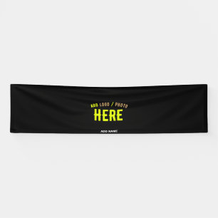 LONA PERSONALIZABLE MODERNO ESTILO NEGRO VERIFICADO MAR
