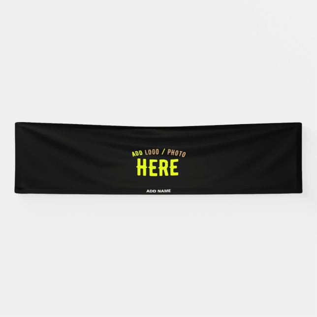 LONA PERSONALIZABLE MODERNO ESTILO NEGRO VERIFICADO MAR (Horizontal)