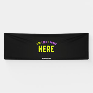LONA PERSONALIZABLE MODERNO ESTILO NEGRO VERIFICADO MAR