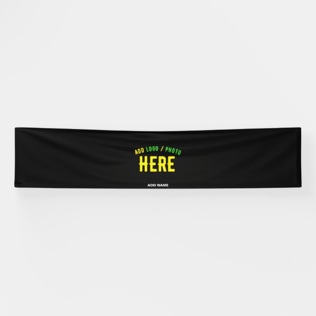 LONA PERSONALIZABLE MODERNO ESTILO NEGRO VERIFICADO MAR (Horizontal)