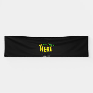 LONA PERSONALIZABLE MODERNO ESTILO NEGRO VERIFICADO MAR