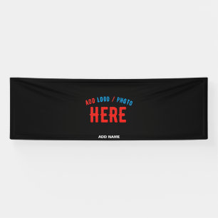 LONA PERSONALIZABLE MODERNO ESTILO NEGRO VERIFICADO MAR