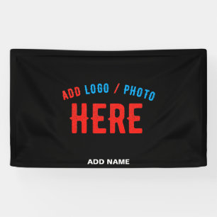 LONA PERSONALIZABLE MODERNO ESTILO NEGRO VERIFICADO MAR