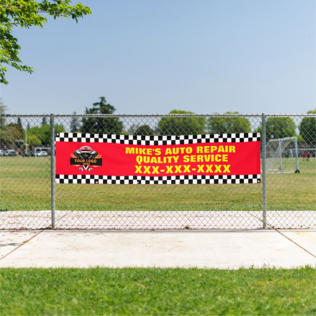 Lona Personalización de la tienda de reparación automát (in situ)