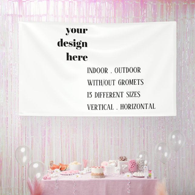 Lona Personalización o Personalizar (Fiesta)