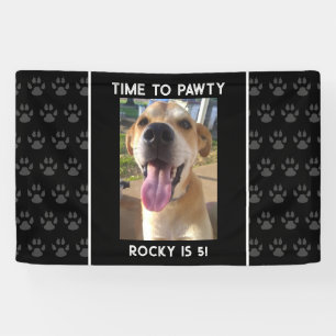 Lona Personalizada la fiesta de cumpleaños de la foto d