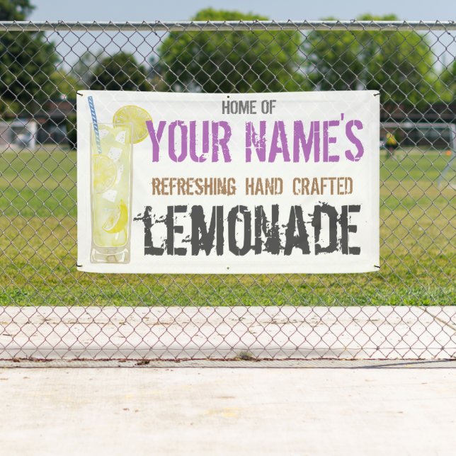Lona Personalizada Lemonade (In situ)