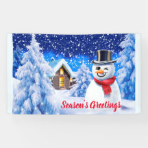 Personalizado 5' x 3' Navidades vinyl Banner Escen