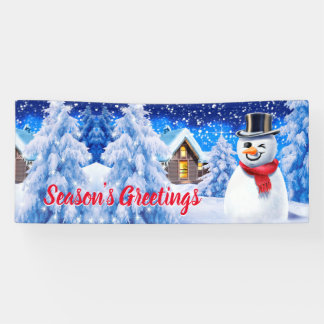 Lona Personalizado 6' x 2.5' Navidades vinyl Banner esc