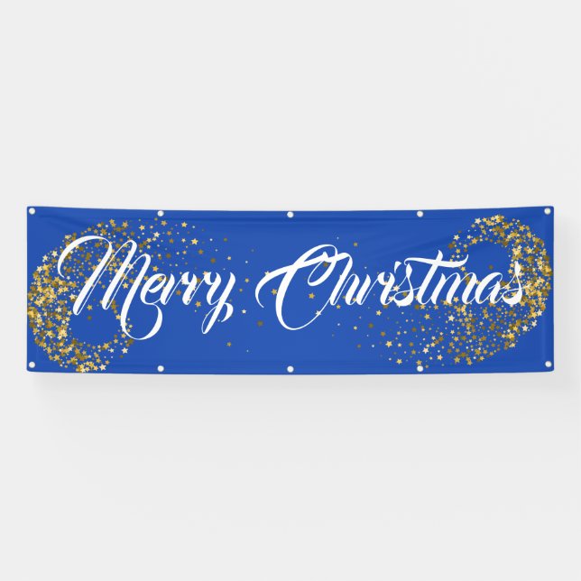 Lona Personalizado al aire libre cubierto Banner-Merry  (Horizontal)
