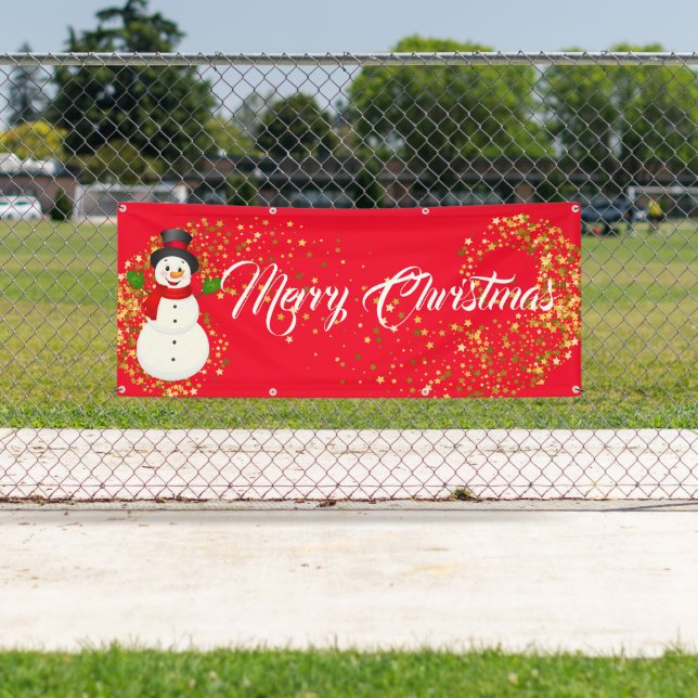 Lona Personalizado al aire libre cubierto Banner-Merry  (In situ)