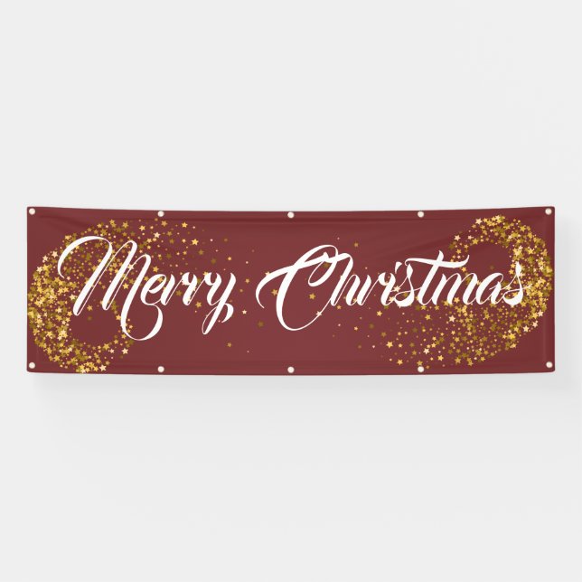 Lona Personalizado al aire libre cubierto Banner-Merry  (Horizontal)