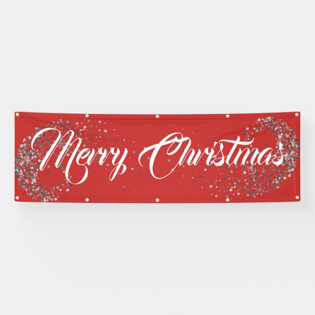 Lona Personalizado al aire libre cubierto Banner-Merry  (Horizontal)