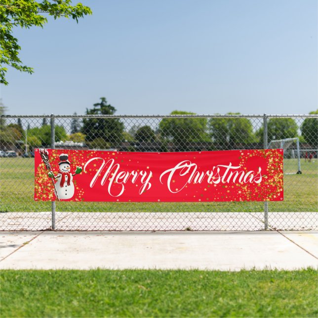 Lona Personalizado al aire libre cubierto Banner-Merry  (In situ)