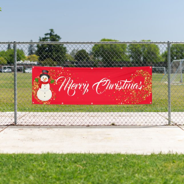 Lona Personalizado al aire libre cubierto Banner-Merry  (In situ)