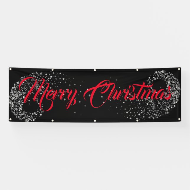Lona Personalizado al aire libre cubierto Banner-Merry  (Horizontal)