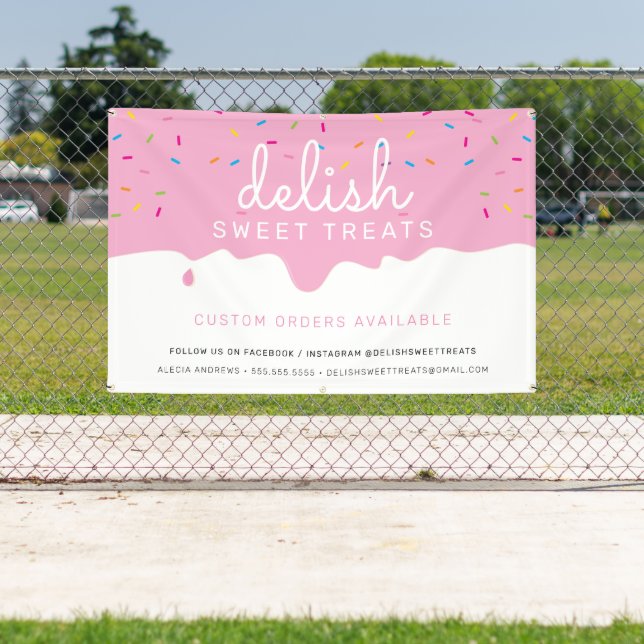 Lona PERSONALIZADO Baker Frosting Propagación rociada c (in situ)