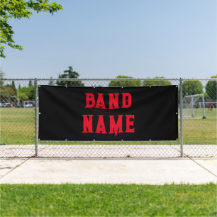 Lona Personalizado Band Merch
