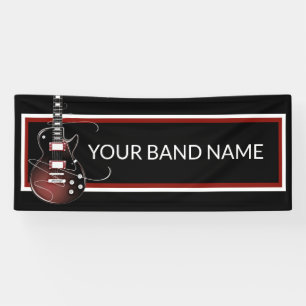 Lona Personalizado Banda Merch Concierto de Música Rock