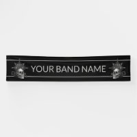 Personalizado Banda Merch Skull Metalizado Espectá