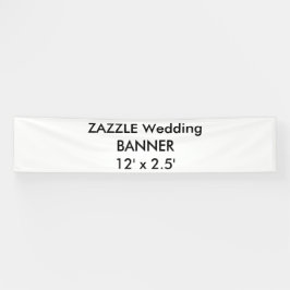 Lona Personalizado boda Banner 12' x 2,5'