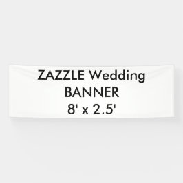 Lona Personalizado boda Banner 8' x 2,5'