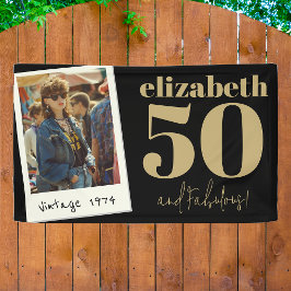 Lona Personalizado Cualquier foto de Personalizado Vint