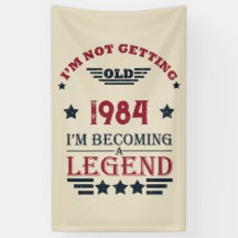 Personalizado cuarenta fiesta vintage de 40 años