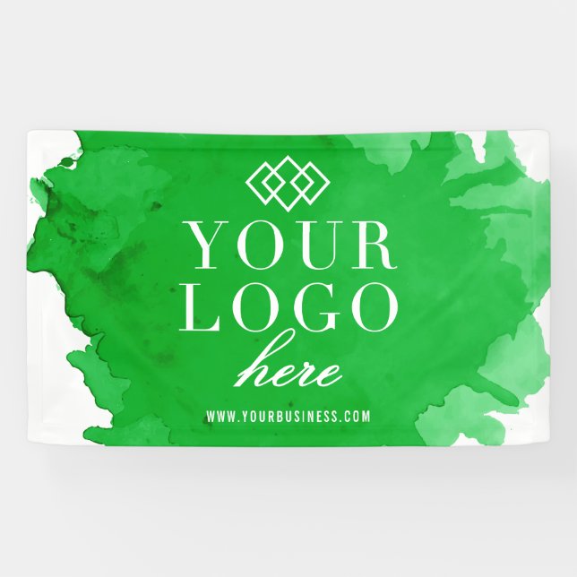 Lona Personalizado de acuarela, programa de artesanías  (Horizontal)