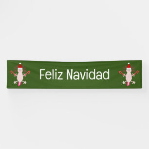 Lona Personalizado de Axolotl de Navidades Cute