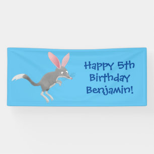 Lona Personalizado de bilby australiano feliz