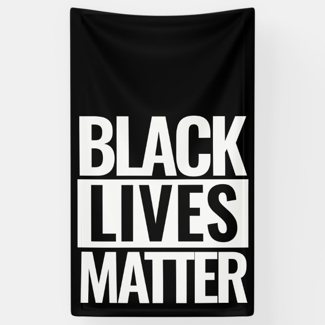 Lona Personalizado de Black Lives Matter (Vertical)