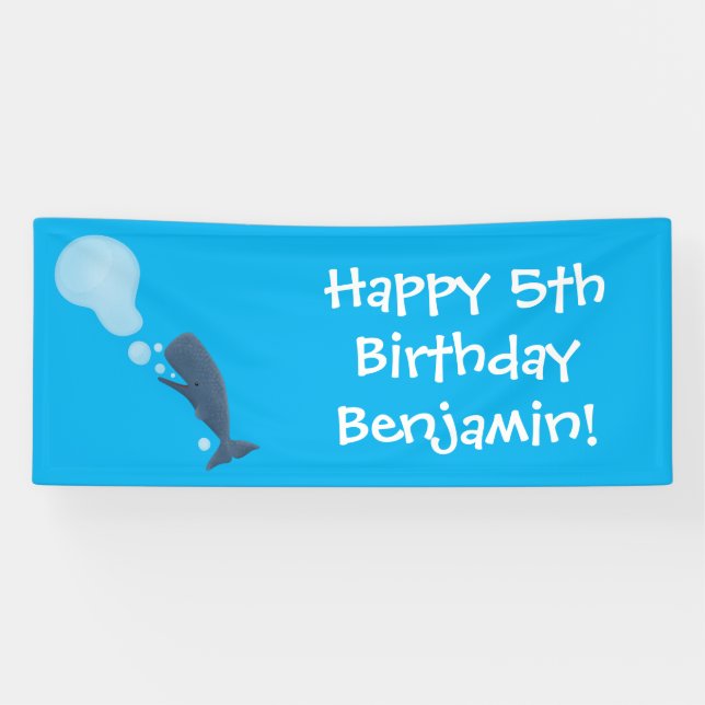 Lona Personalizado de burbujas de esperma de esperma (Horizontal)