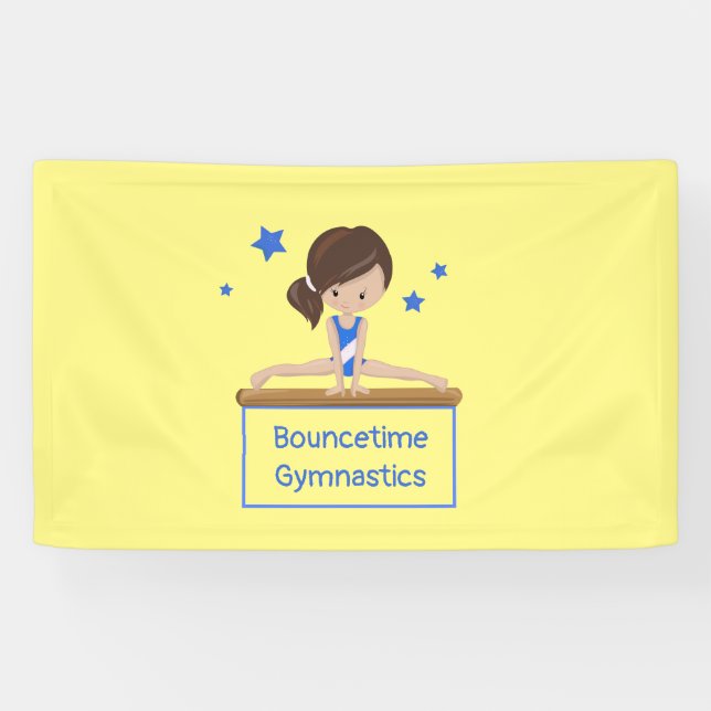 Lona Personalizado de clase de la Escuela de gimnastas  (Horizontal)