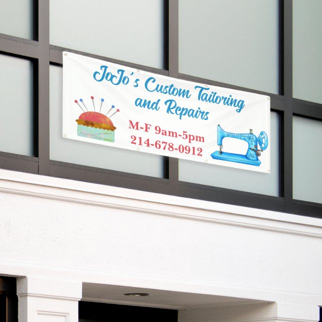 Lona Personalizado de costura para sastre (Edificio exterior)